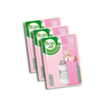 Imagem de Odorizador Bom Ar Air Wick Spray Cheirinho De Talco Kit 3, Odorizador,
