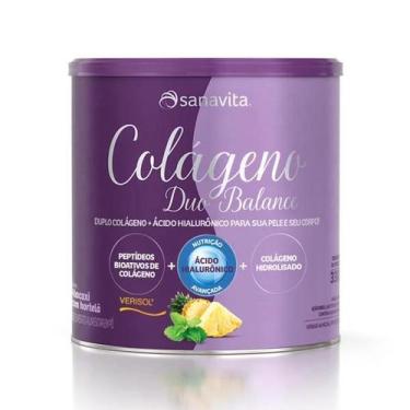 Imagem de Colágeno Duo Balance abacaxi com hortelã - Sanavita, Abacaxi com horte