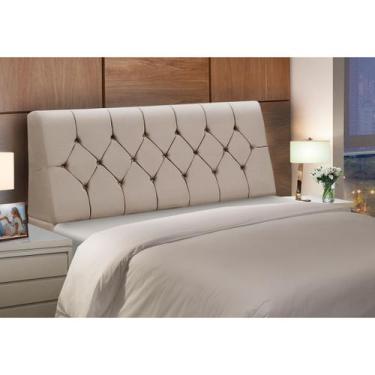 Imagem de Cabeceira Baú de Cama Box Madeira Estofada Queen Size Madri - D'Julia,