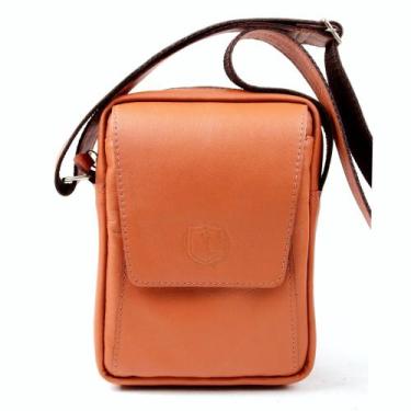 Imagem de Shoulder Bag em Couro Artlux 1406, Caramelo