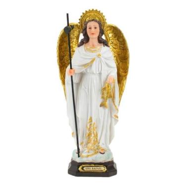 Imagem de Imagem Enfeite Resina Arcanjo São Rafael Grande - 51cm - Taimes