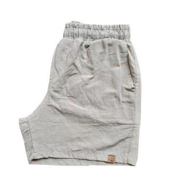 Imagem de Short Mauricinho Fio Tinto Linho 3 Bolsos - C&C, Creme, P