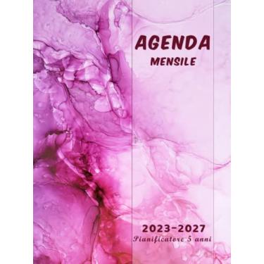 Imagem de Agenda Mensile 2023-2027 Pianificatore 5 anni: Planner in Formato Grande A4 con Vista Verticale 1 Mensile su 2 Pagine | Agenda Pianificatore 60 Mesi ... con Festività italiane | copertura in mar
