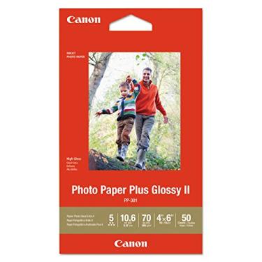 Imagem de Canon Papel fotográfico brilhante Plus II, 10 x 15 cm (50 folhas)