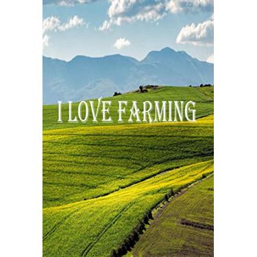 Imagem de i love farming: farming Notebook Journal Blank graph paper notbook with 120 Pages 6x9