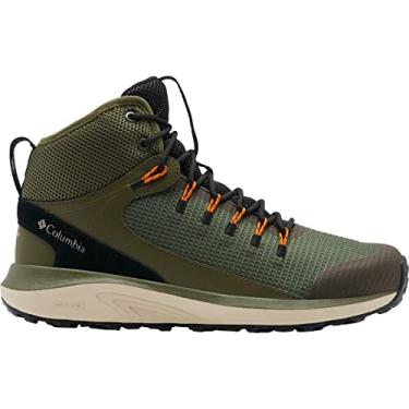 Imagem de Columbia Tênis masculino Trailstorm Mid impermeável para caminhada, Nori/Preto, 11 Wide