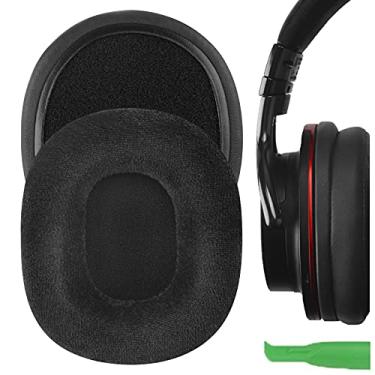 Imagem de Geekria Almofadas de substituição Comfort Velour para fones de ouvido Sony MDR-1ABT, MDR-1RBT, MDR-1RNC, almofadas de fone de ouvido, peças de reparo de capa de fone de ouvido (preto)