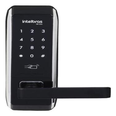 Imagem de Fechadura Eletrônica Digital Embutir Senha Cartão Intelbras