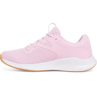 Imagem de Under Armour Tênis feminino Charged Aurora 2 Cross Trainer, (647) Prime rosa/branco/prata metálica, 41