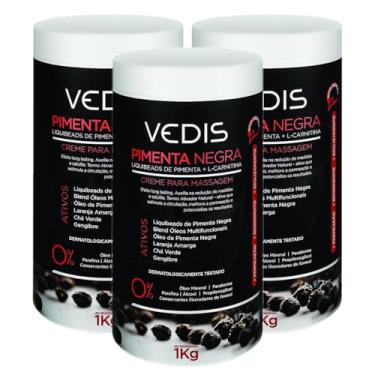 Imagem de Kit 3 Creme Pimenta Negra Para Massagem Modeladora