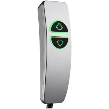 Imagem de Hommoat Hand Remote Control for Power Lift Chair & Power Recliner, Replacement Remote Handset with 5 Pin, 2 Lighted Buttons CD001 (Coal Gray)