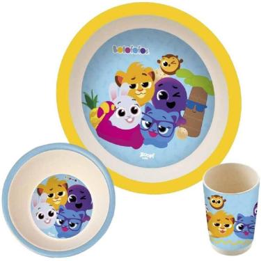 Imagem de Kit Alimentação 3 Peças Oficial Bolofofos - Zoop Baby
