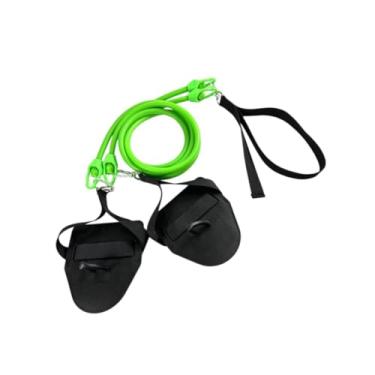 Imagem de UGPLM Equipamento de treinamento de treinamento de braço de natação Crianças adultos Acessórios portáteis de exercícios de resistência à natação Banda de, Verde