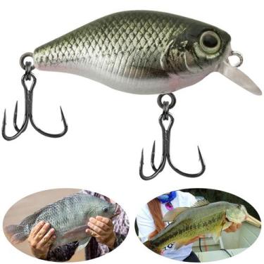 Imagem de Isca Artificial Marine Mini Crank S084 Cinza 3.8cm 4g Meia Água Pequen