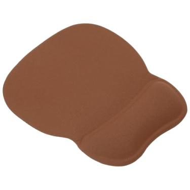 Imagem de PATIKIL Mouse pad de gel com descanso de pulso, mouse pad ergonômico confortável espuma viscoelástica base antiderrapante macia para computador, laptop, escritório, casa, marrom