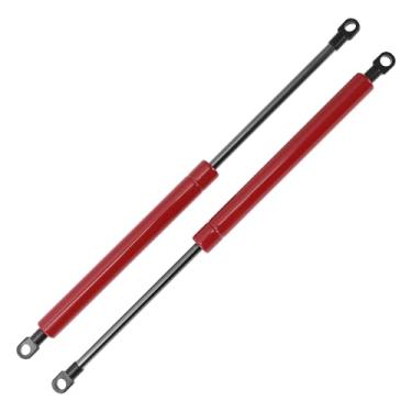 Imagem de Motoforti Amortecedores a gás de 350 mm/13,78" molas a gás 100N vermelho aço carbono 2 peças RV caixa de ferramentas tampa caixa de armazenamento capa de porta de armário