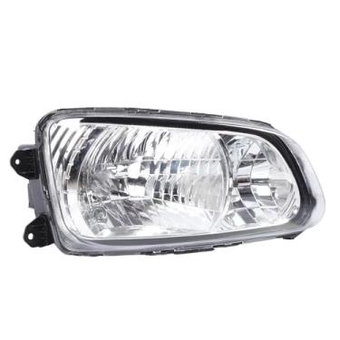 Imagem de Conjunto do Farol ABS PC ABS PC Material Clear Lente Faróis Substituição para Hino 500 Mega (Certo)