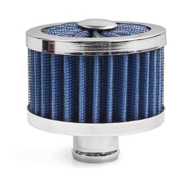 Imagem de RASNAUTO Tampa de válvula de 23 mm, filtro de ar para carro, filtro universal de entrada de ar frio, ventilação de alto fluxo, azul