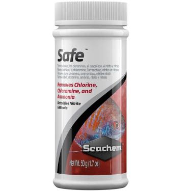 Imagem de Seachem Safe Remove Cloro, Cloramina E Amonia - 50g