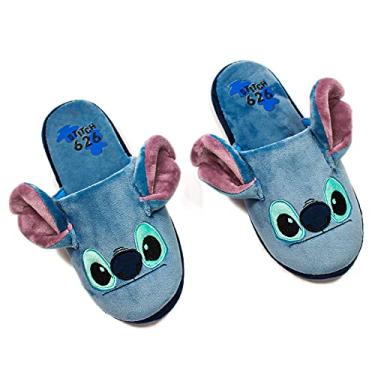Imagem de Pantufa Chinelo Solado Borracha Stitch Disney Original (36/38)