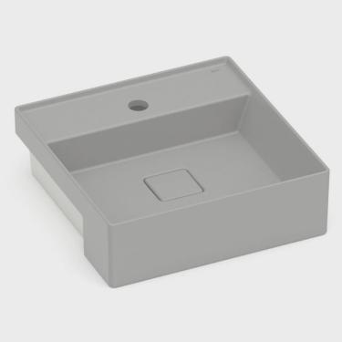 Imagem de Cuba de Semi Encaixe 400cm X 400cm com Mesa T10 Terra Stone Roca