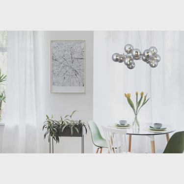 Imagem de Pendente 56x24cm 15 Lâmpadas G9 75w Halo Bella Iluminação