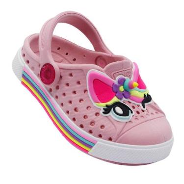 Imagem de Babuche Sandália Plugt Infantil Joy Baby Unicornio Menina Rosa Balé Gl