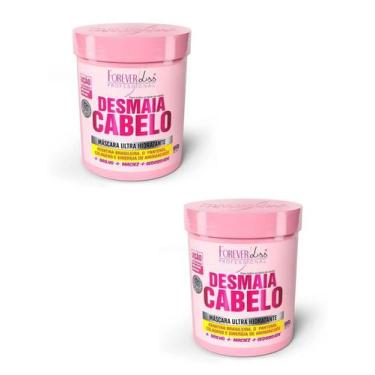 Imagem de Combo Mascara Desmaia Cabelo Forever Liss 950G