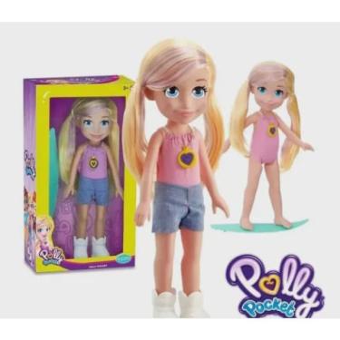 Imagem de Boneca Polly Pocket Grande Surf c/ Prancha - Pupee