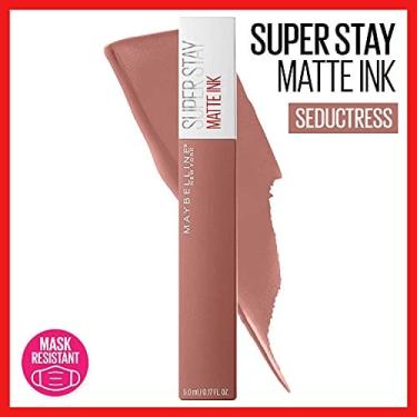 Imagem de Maybelline New York SuperStay Matte Ink Un-nude Batom Líquido, Sedutor, 0,17 Onça