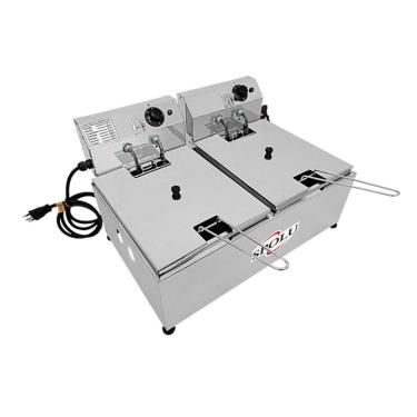 Imagem de Fritadeira Elétrica Spolu 2 Cubas 12 Litros SPL-571 220v