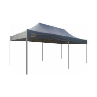 Imagem de Tenda Sanfonada 6,0X3,0 Metros PVC VINILICA - Goiânia Tendas, Cinza
