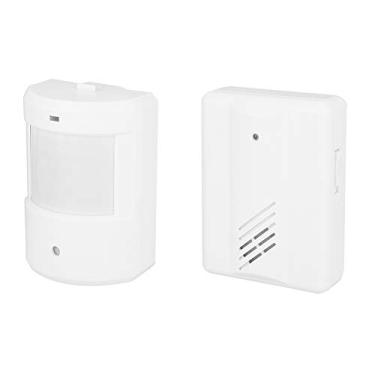 Imagem de Sino da Porta, Detector de Sensores Infravermelhos de Alarme para Campainha para Segurança Doméstica, Material de ABS, Alcance de 100m, Entrada de Porta de Boas -vindas,