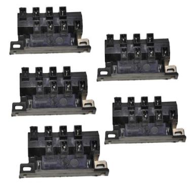 Imagem de Kit 5 peças - Usina Eletromecânico Fogão 5 Saídas - Term.2,8mm Howe
