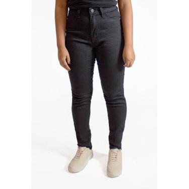 Imagem de Calça Jeans Feminina Skinny Pala Coração Polo Wear Preto, Preto, 42