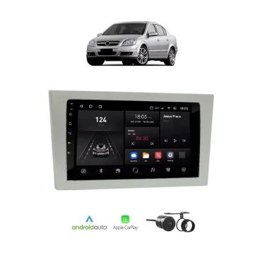 Imagem de Kit Multimídia Vectra 2005 / 2011 Mold Prata 7 Pol Carplay AndroidAuto USB FM BT - 708BR Roadstar