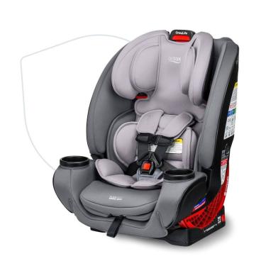 Imagem de Assento de Carro Britax One4Life: 10 anos de uso, 2,26 a 54 kg, Assento Traseiro e Booster, Tecido Lavável - Segurança e Conforto!