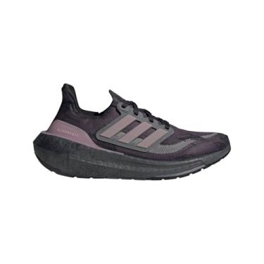 Imagem de adidas Tênis feminino Ultraboost 23, Aurora preto/pré-amado fig/cinza, 5.5