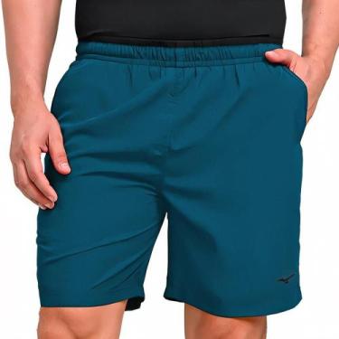 Imagem de Bermuda Mizuno Tennis Master M 7" Masculina, G, Marinho, Preto
