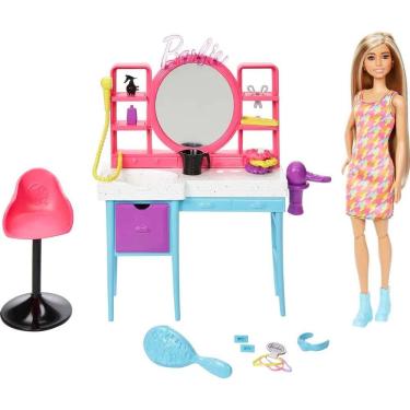 Imagem de Barbie Totally Hair Salão De Beleza - Mattel Hkv00