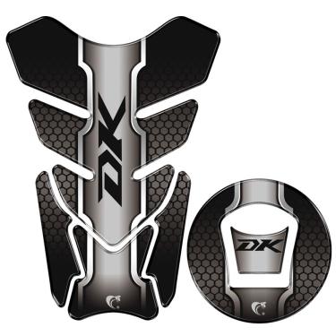 Imagem de Protetor De Tanque Adesivo Moto Haojue Dk 150 Preto Cor Preto