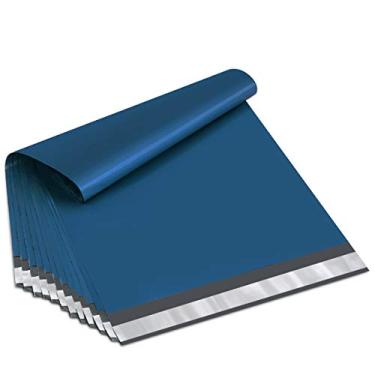 Imagem de UCGOU Envelopes de envio premium 22,8 x 30,4 cm, 200 peças, azul marinho, envelopes de envio, envelopes selados, sacos postais impermeáveis e à prova de rasgos