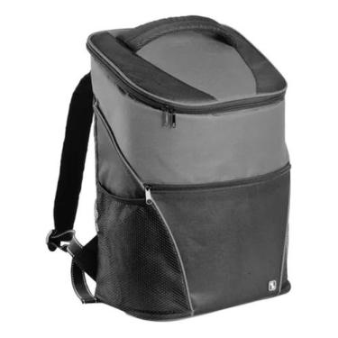 Imagem de Mochila Bolsa Termica Cooler Preta 18 L Viagem Acampamento - soprano