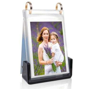 Imagem de Aosemili Álbum De Fotos Flip 4X6, Pequeno, Escritório, Mesa, Acrílico, Moldura Vertical, 4X6 Pol., Retrato, Coleções Família, Mães, Presentes Dia Das Mães Para Mãe E Avó