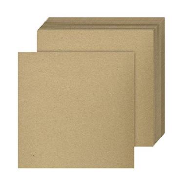 Imagem de S Superfine Printing Caixas De Papelão Marrom Quadrado 10 X Pol., Peso Médio, 30 Pontos Espessura, Duro, Personalizadas, Para Embalagem Produtos E Ecologicamente Corretas, 25 Folhas Por Pacote