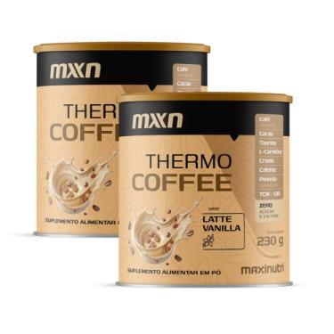 Imagem de Kit 2 Thermo Coffee Vanila Latte 230g Maxinutri