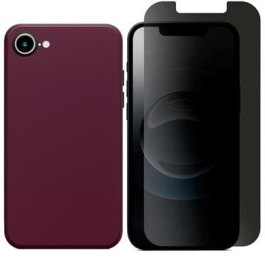 Imagem de Capa Anti Impacto Para iPhone 16e + Pelicula Privacidade - GR Global R