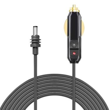 Imagem de Carregador de carro de 12 V para mini satélite Starlink, cabo de alimentação universal de cobre IP68 18AWG IP68 para leitor de DVD portátil, compressor de ar (3 m/9,8 pés)