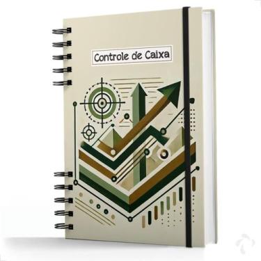 Imagem de Caderno De Controle De Caixa Capa Dura Diário Target - NISTI PRINT