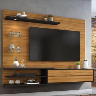 Imagem de Painel para TV Até 60 Polegadas com Led Sparta 1 Porta Freijó Trend/Pr